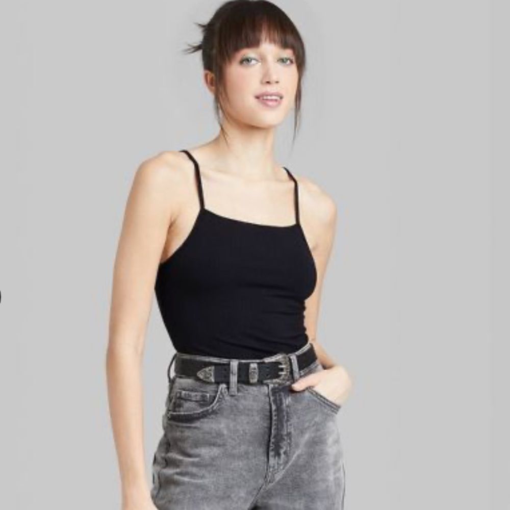 🌿NWT•2-Pack•Wild Fable•Spaghetti Strap•Bodysuit•Size S•